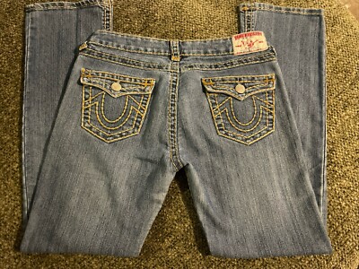 True Religion Jeans Joey Super T Size 31 Cut 600557 Straight True Religion Jeans Joey Super T Size 31 Cut 600557 Straight