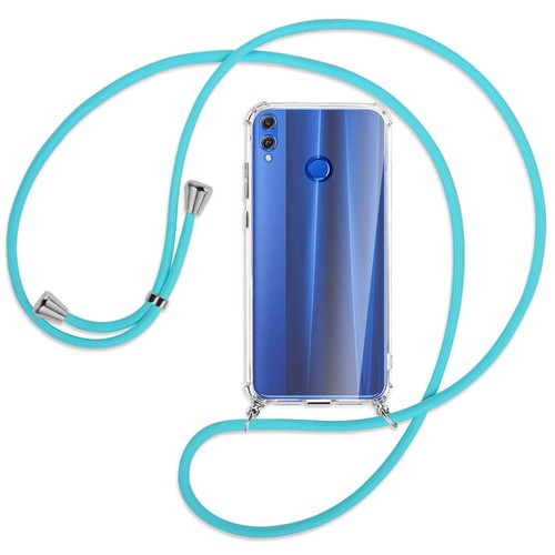 Coque Honor View 20 / V20 Avec Cordon – Bleu Foncé, Antichoc TPU