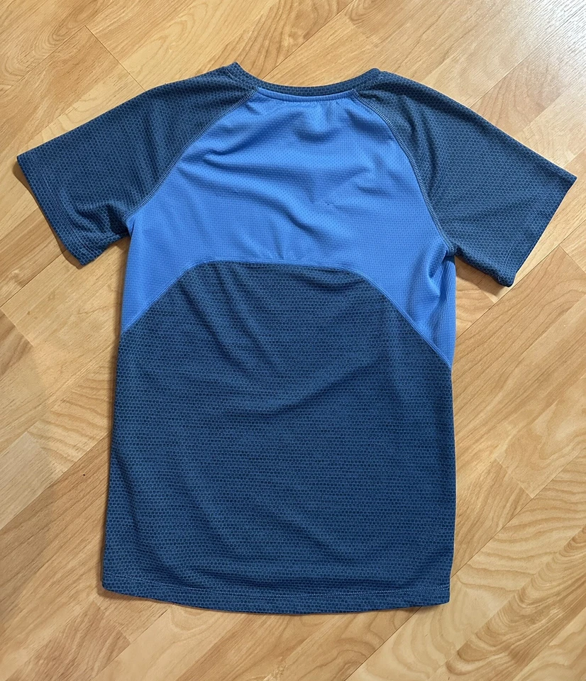 Camisa C9 by Champion Azul Jaspeado Malla Manga Corta Mecha Seca Niños Talla L (12-14) Foto 2 de 4