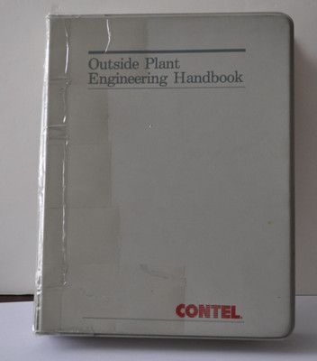 VINTAGE Contel Outside Plant Engineering Handbook Sixth Pringing 1986