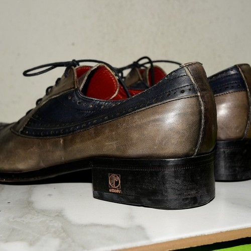 Jo Ghost Leather Lace Up Shoes Men 43 - Picture 11 of 17