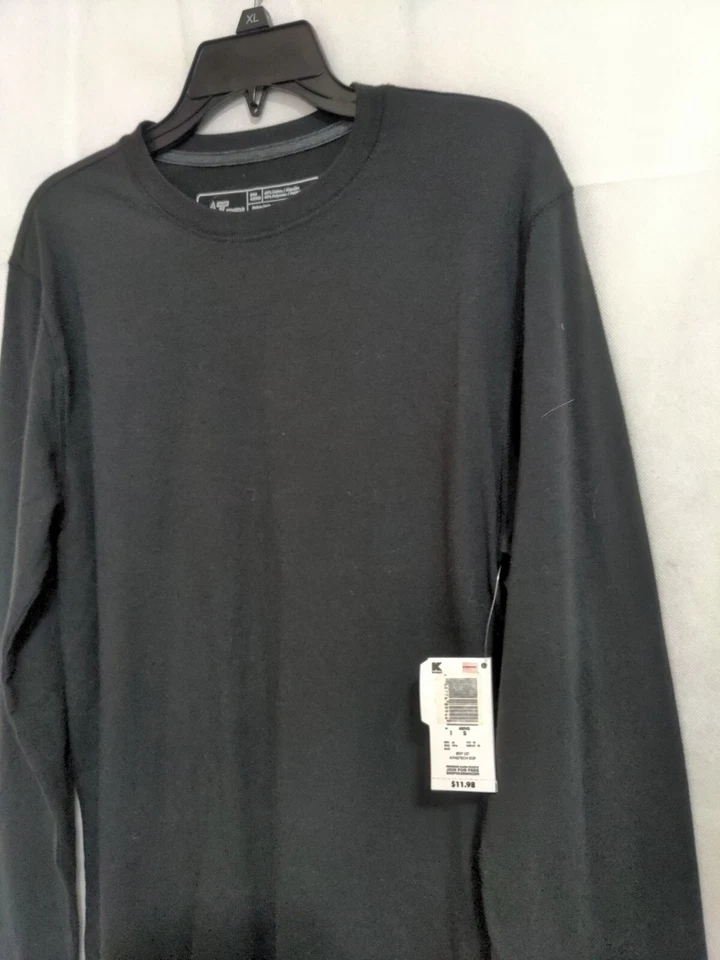 Camisa Hombre Talla Pequeña Absorbe Humedad Mangas Largas Marca Athletch Nueva Con Etiquetas Negra Foto 2 de 4