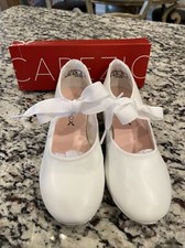 White Mary Jane CAPEZIO N625C Jr Tyette Tap Dance Child size 13.5 W