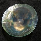  Coleman signed iridescent art glass candy dish 2002
