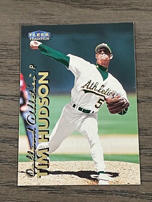 1999 Fleer Tradition Update Tim Hudson Rookie #U6 Oakland Athletics | eBay
