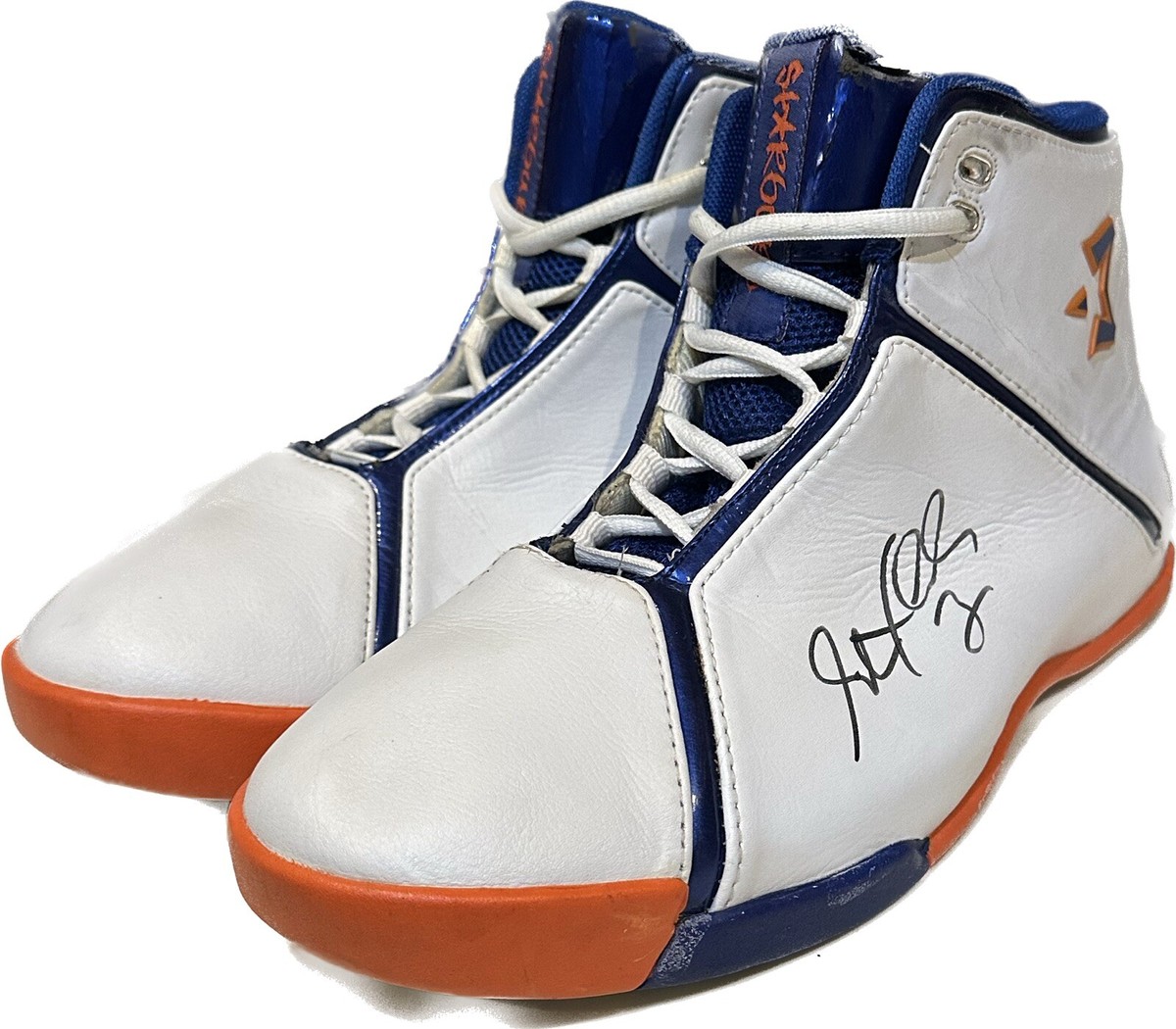 VTG SIGNED STARBURY NEW YORK KNICKS AUTOGRAPHED 10.5 STEPHON