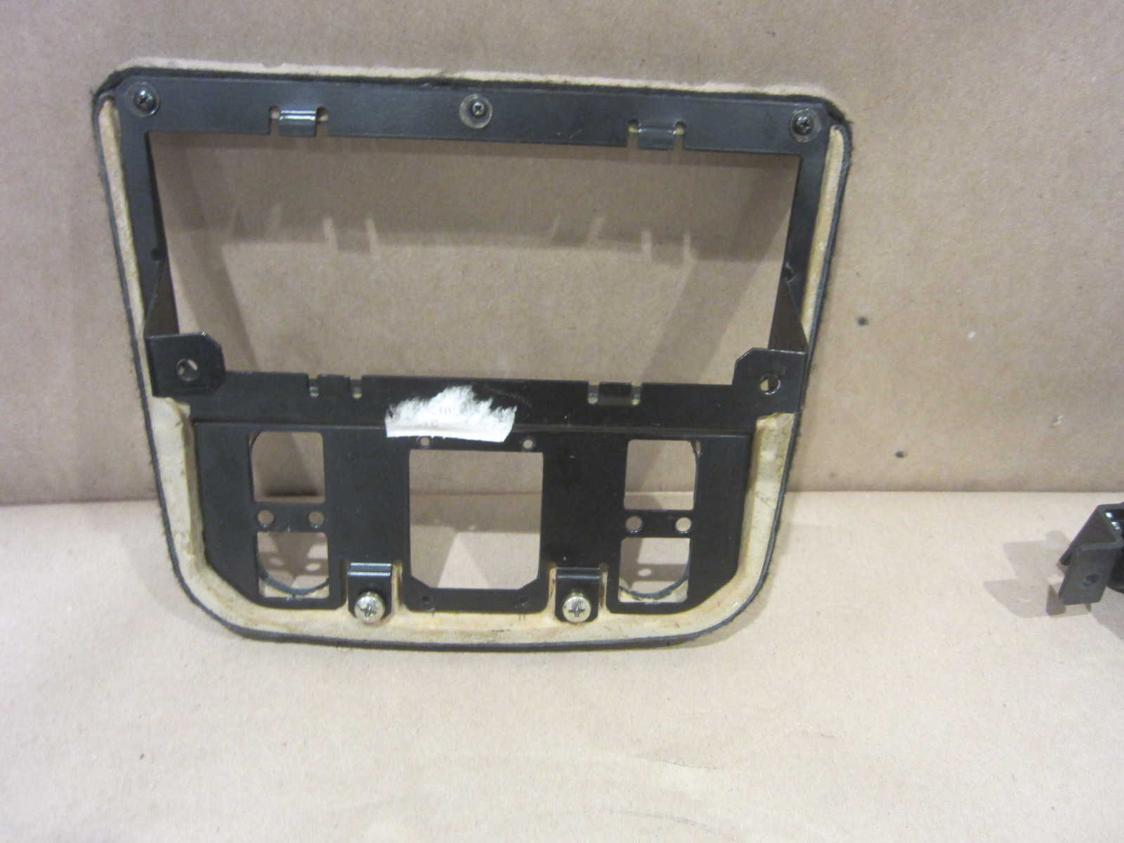 Ferrari 456 - Console Rear Switch Panel Trim Plate - P/N 65992400