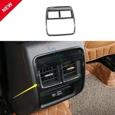 For Cadillac XT4 2019-2022 Black Titanium Rear USB Socket Switch Cover Trim Fit