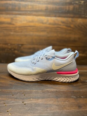 Nike Odyssey React Flyknit Women's, Hydrogen Blue/White/Pink