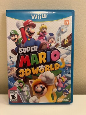 Super Mario 3D World (Nintendo Wii U, 2013) AND Captain Toad Treasure Tracker