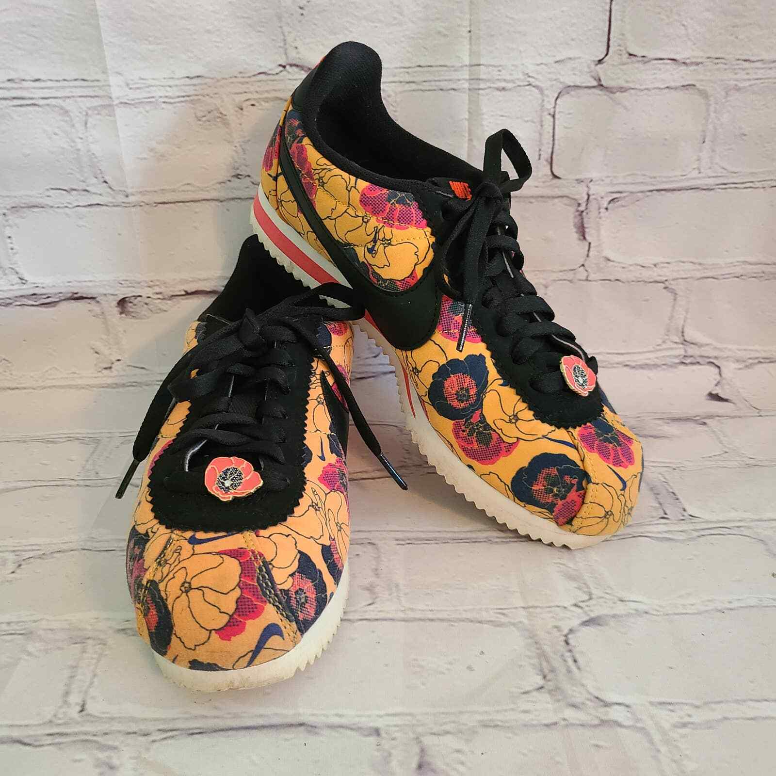 nike cortez floral women's