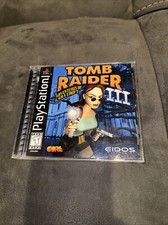 Tomb Raider III • Playstation PSOne • Complete CIB • Black Label Sony PS1