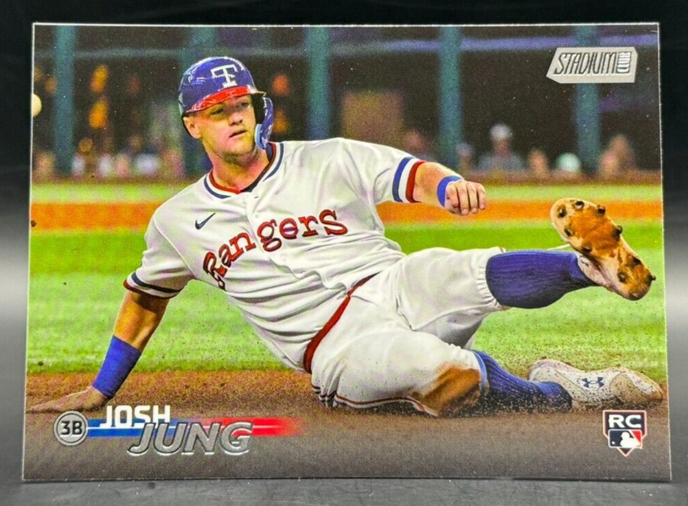 2023 Topps Stadium Club Josh Jung Rookie Card Texas Rangers #27