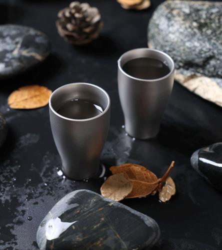 Pure Titanium Water Liquor Glass Drinking Tumbler Cup Mug Good Health Benefits - Picture 6 of 14