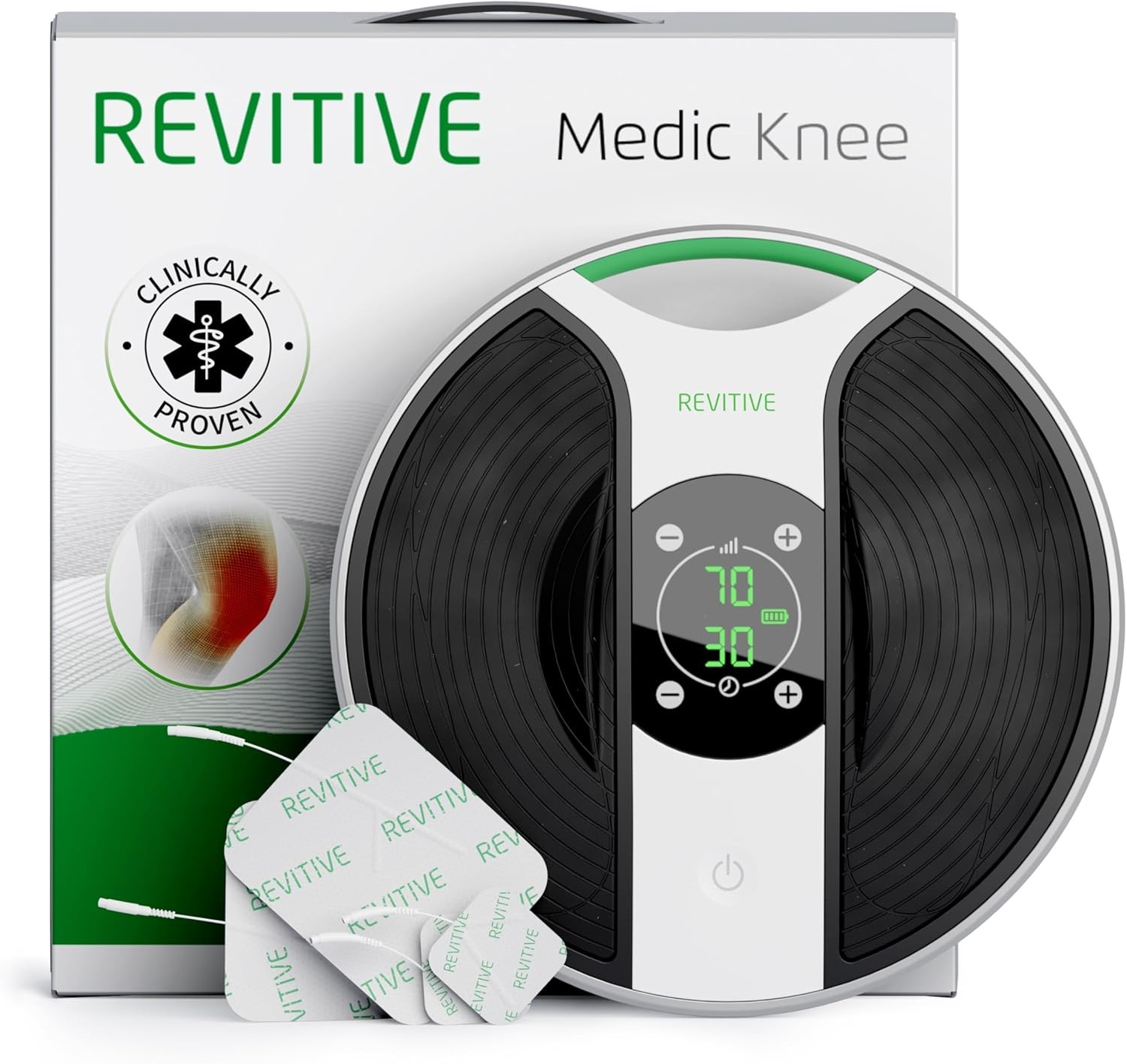 Revitive Medic Knee Circulation Booster - Drug-Free Relief from Persistent Knee