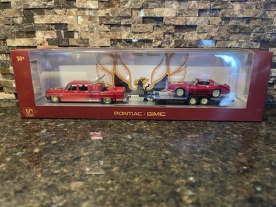 M2 Machines 1977 GMC Sierra 3500 Pontiac Firebird Trans Am 1:64