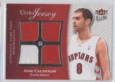 2007-08 Fleer Ultra Jersey 46/50 Jose Calderon #UJ-JC 0v1