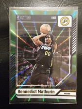 Bennedict Mathurin 2024-25 Donruss #127 Holo Green Laser Indiana Pacers 