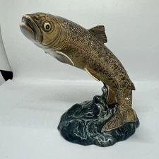 Porcelain Trout Fish Figurine 1032 England Ceramic Collectible Decor Gift