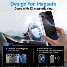 Car Phone Holder for Magsafe 78 LBS Strongest Suction 2400gf Strongest Magnet