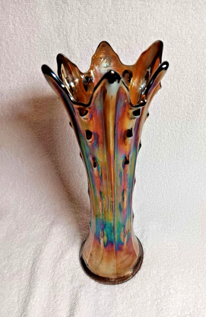 antique carnival glass vase products for sale | eBay
