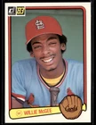 1983 Donruss #190 Willie McGee Rookie Card RC