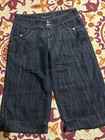 Baccini Wide Leg Jean Capri Size 6 — photo 1