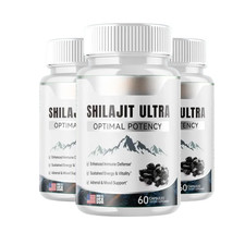 3-Pack Shilajit Ultra   Himalayan Natural Mineral Wellness Support - 180 Count