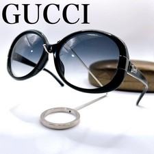GUCCI Black Pre-Owned Sunglasses Full Rim Designer Authentic Italy Frame