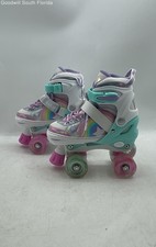 Sulifeel Girls Rainbow Unicorn Multicolor Roller Skates Size 10C-13C With Tags