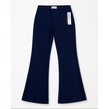 Nicole Miller New York Pants Womens 6 NWT Dark Wash Stretch Flare Pull On