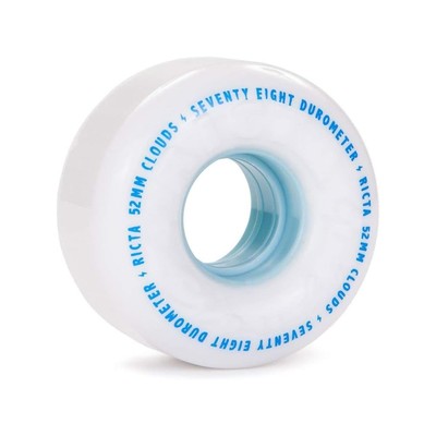 RICTA 56mm Clouds White 78a Skateboard Wheels