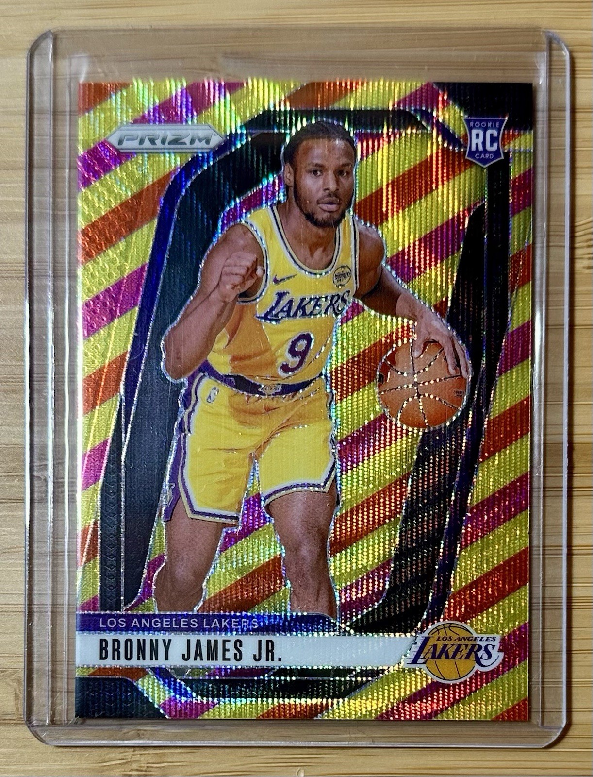 2024 PANINI PRIZM #243 BRONNY JAMES JR. MULTI WAVE. Numbered 51/88