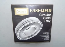 *READ *VTG NOS Sears Easi-Load Circular Slide Tray Holds 100 2X2 Slides 39985