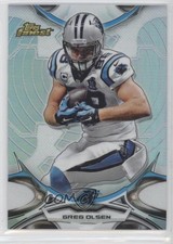 2015 Topps Finest Refractor Greg Olsen #123 1h5