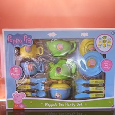 New Peppa Pig 15 Piece Picnic Roleplay Tea Set