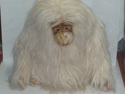 MASSIVE VINTAGE MOHAIR ORANGUTAN MONKEY STUFFED PLUSH HUGE CLEAN VERY NICE