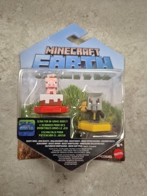Minecraft Earth Boost Pig & Evoker Mini Figur 2 Pack GMD16 - Brandneu & Versiegelt