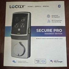 Lockly Secure Pro Deadbolt Edition SATIN NICK...