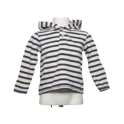 Alana, Kapuzenpullover, Größe: 104, Blau/Beige, Baumwolle, Streifen #b7A