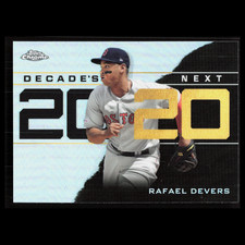 Rafael Devers #DNC-15 2020 Topps Chrome Update Decades Next Boston Red Sox Card
