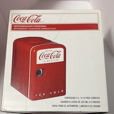 Coca-Cola Portable Mini Fridge 4L Red/White S...