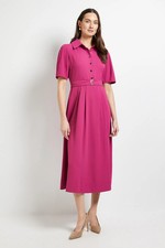 Principles Dark Pink Shirt Dress Womens Workwear Dresses