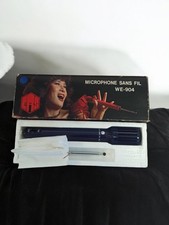 Microphone sans fil rétro WE-904 ancien, micro vintage de collection audio rare