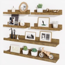 Axeman Picture Ledge Shelf, Floating Shelves for Wall Decor Set of 6, 24 inch...