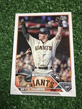 Bryce Johnson Base Card RC 2023 Topps Series 2 #571 San Francisco Giants AG1