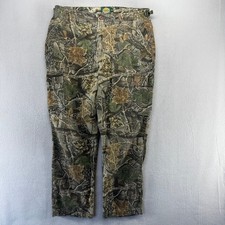 Vintage Cabelas Pants Men's 36 Green Camo Seclusion 3D Hunting Outdoor Cargo