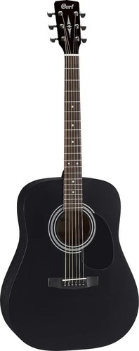 Standard AD810-BKS Drednought Spruce Tp Mah BandS Black Satin