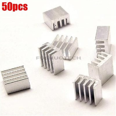 50Pcs Aluminum 8.8X8.8X5MM Heat Sink For Stepstick A4988 Chip Led Power Ic Ne xt