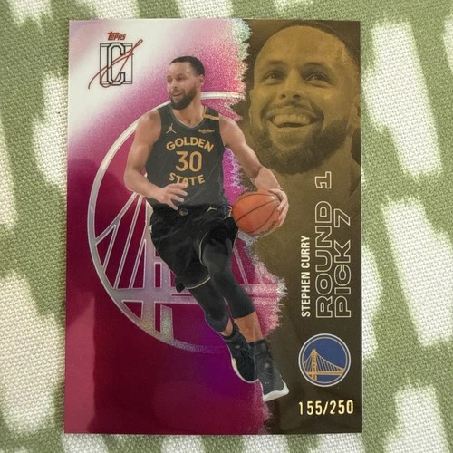 2025/2026 Topps Signature Class Steph Curry Pink Meta 174/250